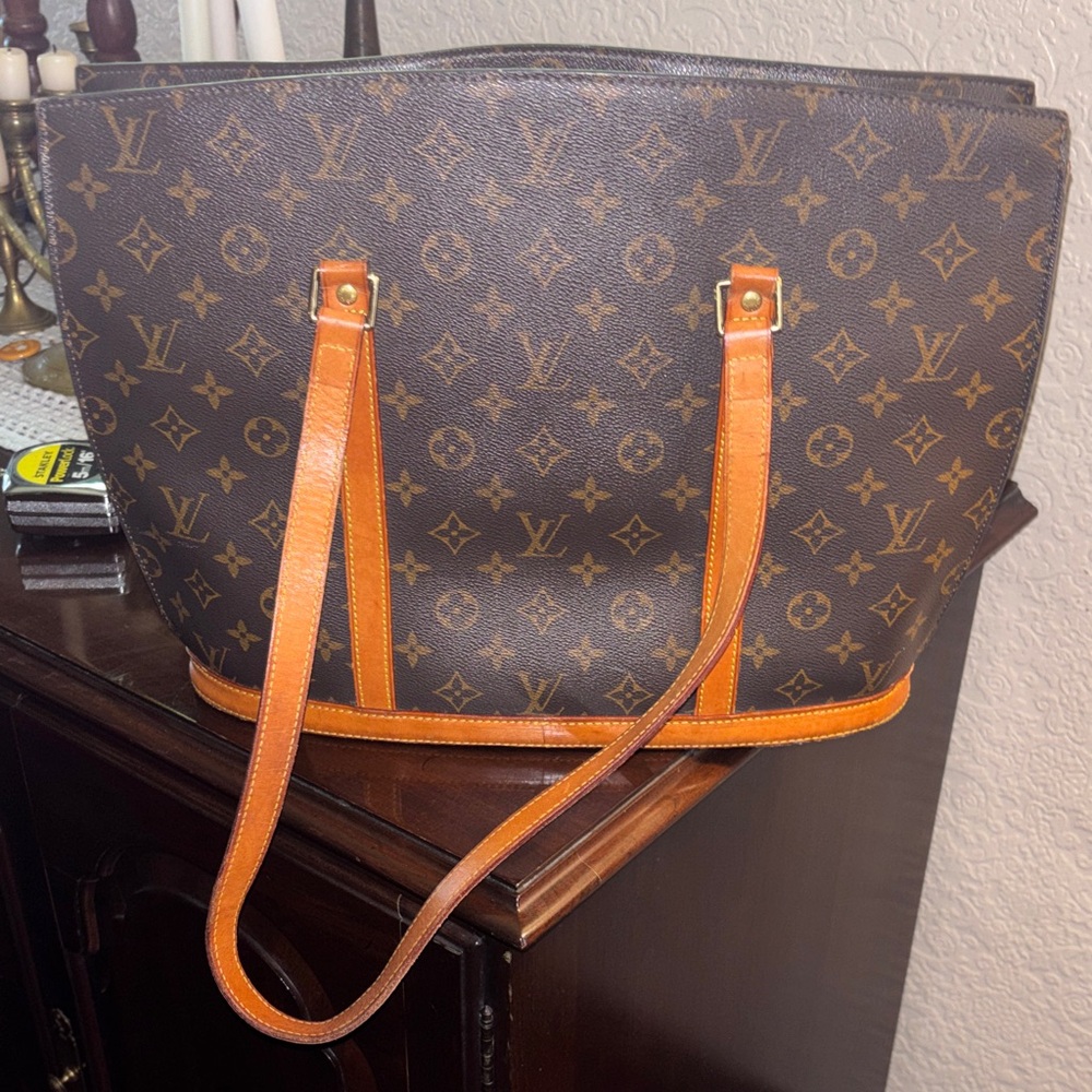 Louis Vuitton Monogram Canvas Babylone Tote Bag authentic